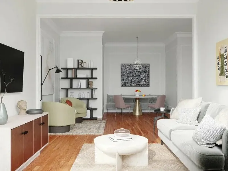 Renovated apartment interior